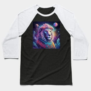 Majestic Nocturnal Predator in the Celestial Wilderness Baseball T-Shirt